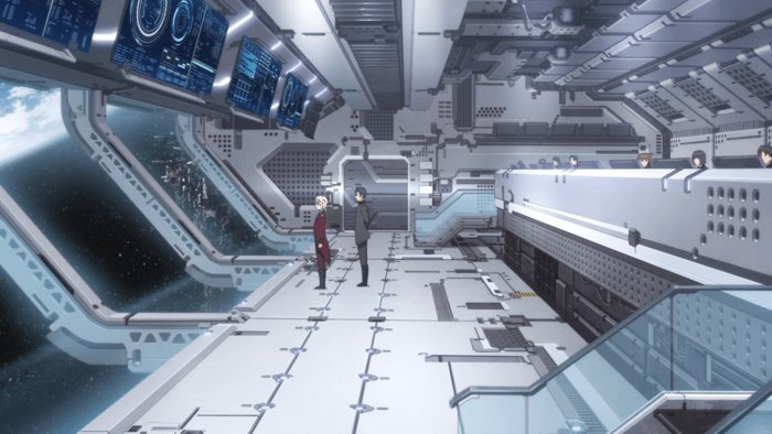 All this beautiful background work and most of the people in the shot don't even have faces.