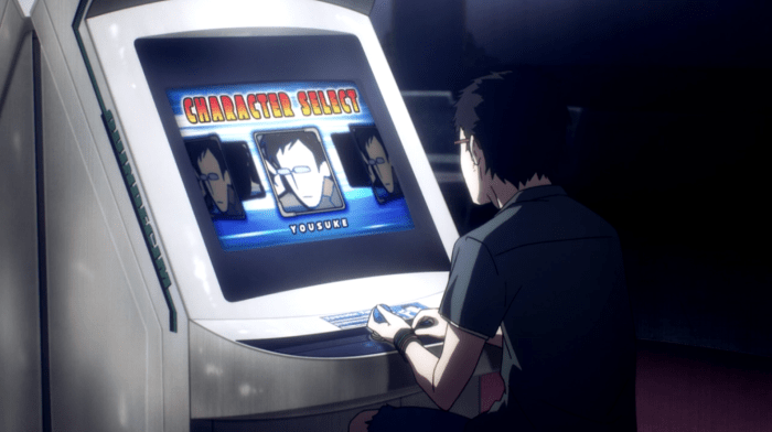 "Do I want to play as me, or me, or me..." It's almost like this choice is a split-second commentary on having to be satisfied with who you are in real life or something.