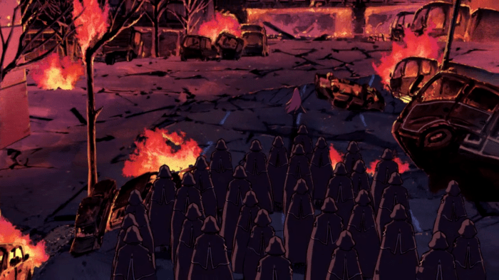 Of course the backdrops are all paintings but they're not supposed to look like paintings.