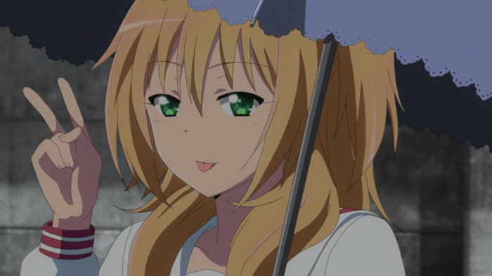 Inoue has more emotion in one frame than the main character does throughout the entire episode. Also, red highlights, red shadow tints, red uniform trim.