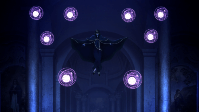 Caster is probably also the elf-eared woman in the end credits.