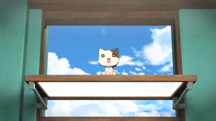 For some reason the cat gets a teal theme even in the credits, making his scenes the only ones that aren't part of a vampire's wet dream.