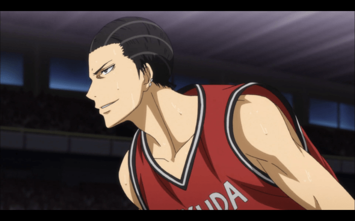 Haizaki is confident in both his basketball skills and his sweet '90s haircut.